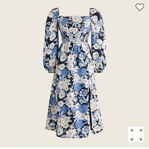 J crew Linen daydream dress in zinnia floral